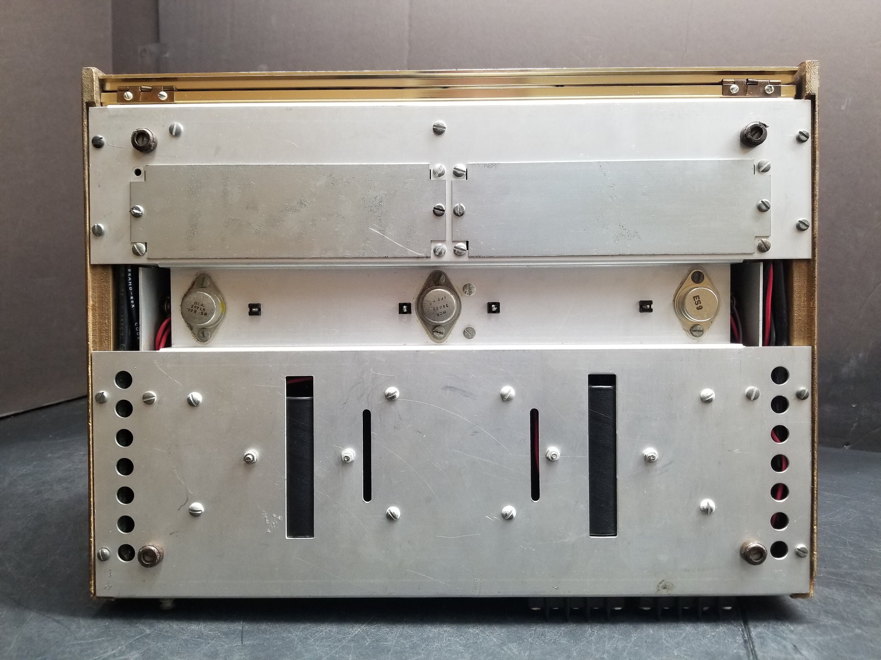 米国HEATHKIT AA-1506 パワーアンプ RARE Vintage Heathkit Power Amplifier AA-1506 Black