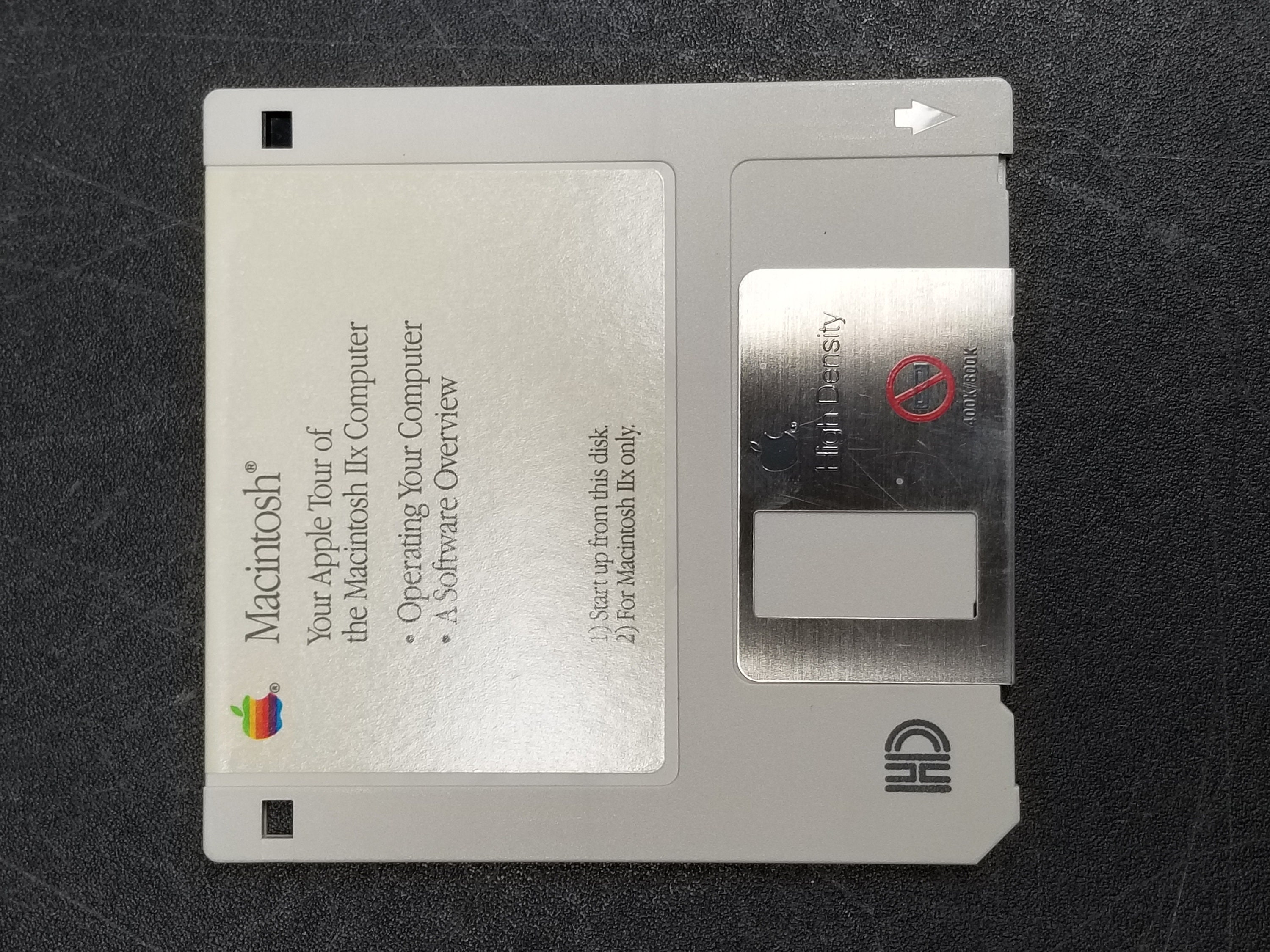 ビンテージ Apple Macintosh IIx/IIcx フロッピーディスク 2 枚セット