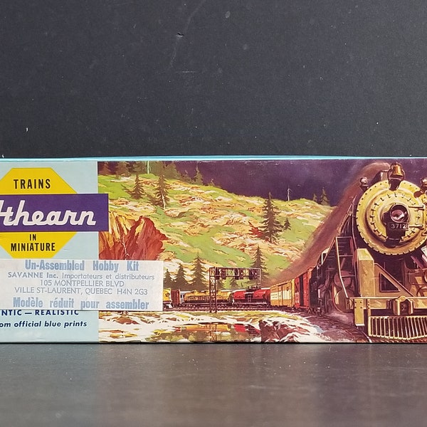 HO Scale Athearn #1861 Santa Fe Std Pullman « St Croix » Kit avec boîte originale