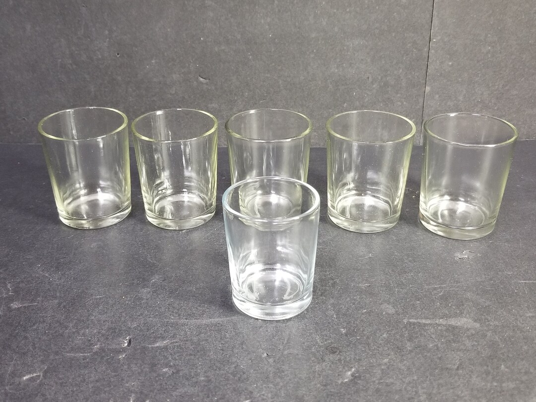 Lot of 6 Milk Small Drinking Glasses - Etsy