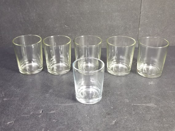 Lot of 6 Milk Small Drinking Glasses Etsy UK