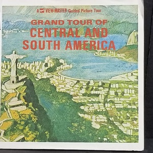 Vintage View-Master Grand Tour of Central And South America 3 Reels With Booklet