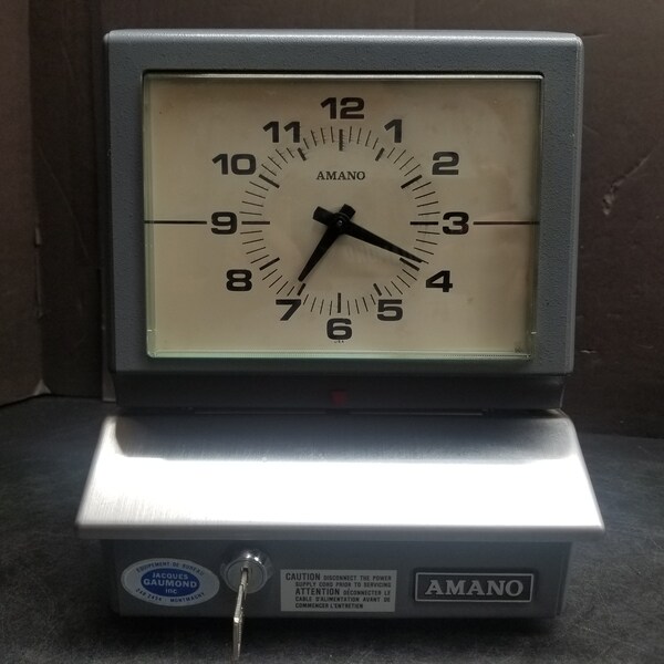 Vintage Punch in Time Clock Etsy