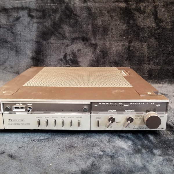 Vintage Schneider DCS Hi-Fi Modular Sliding Recorder 8025 PA For Parts