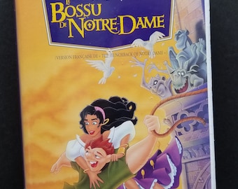 Le Bossu de Notre-Dame (French Version of The Hunchback of Notre Dame) Walt Disney VHS