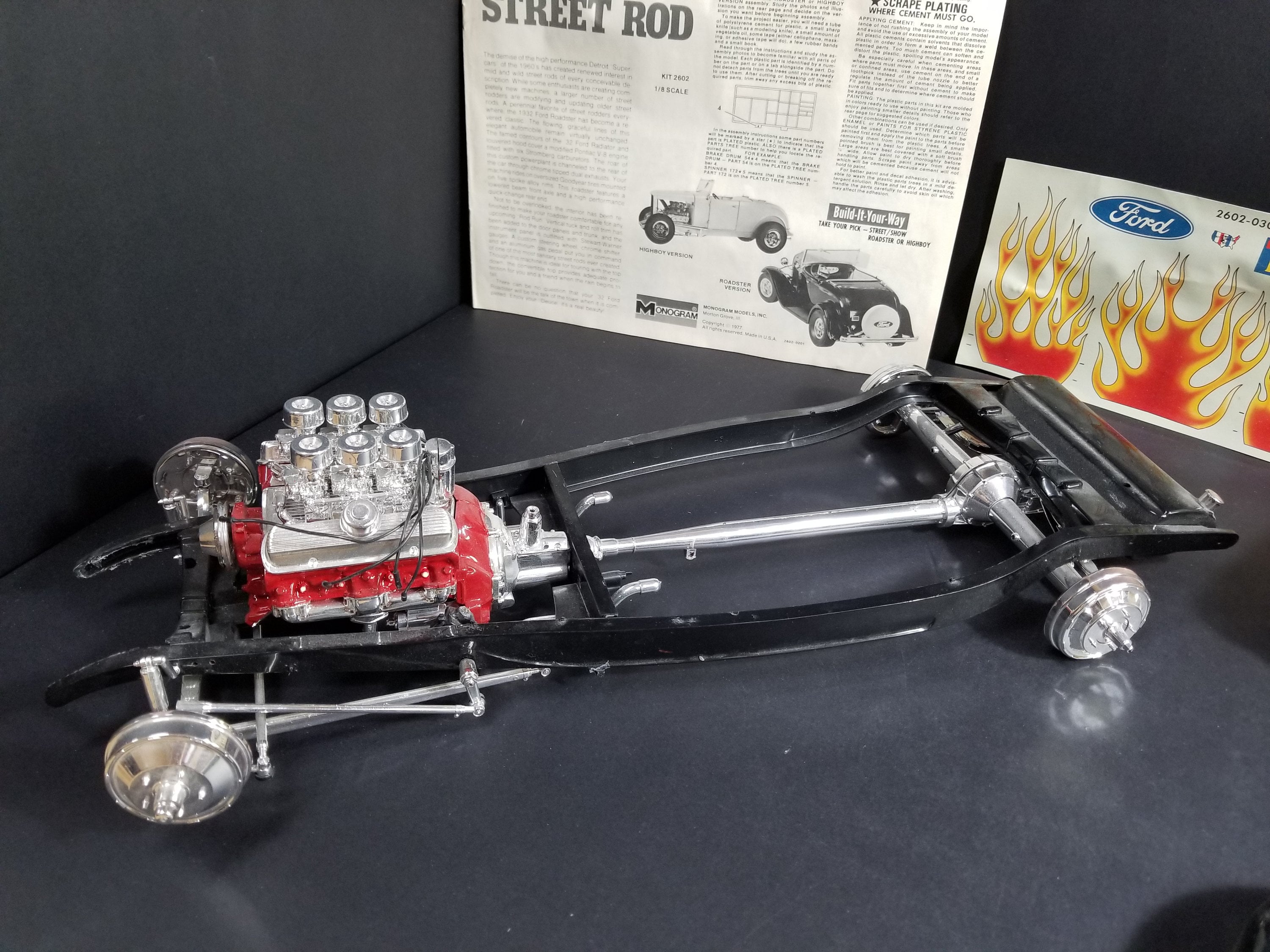 Monogram '32 Ford Street Rod 1/8 #2602 Pre Assembled by Pro - Etsy