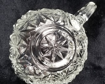 Vintage Williamsport Square Glass Punch Bowl Set: Scalloped Rim, 11 Cups