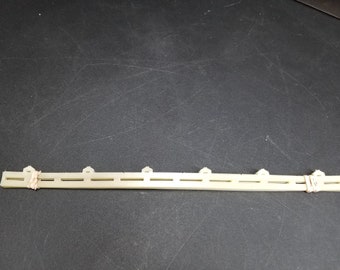 Aurora AFX Slot Car Drop In Fence Retainer Lot of 10 Transparent