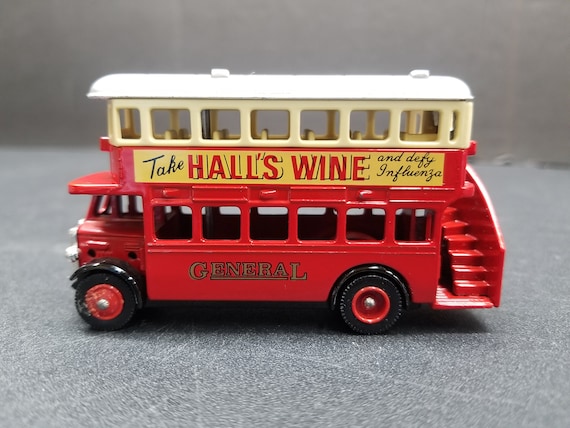 Vintage Lledo London Double Decker Bus Made in England Days Gone Die Cast 