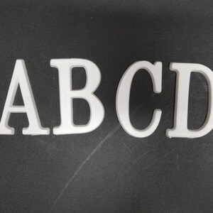 Huge Vintage Lot of White Plastic Display Marquee Letters