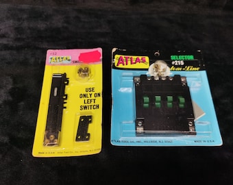 Vintage HO-schaal Atlas-baanaccessoires Lot van 8 New Old Stock