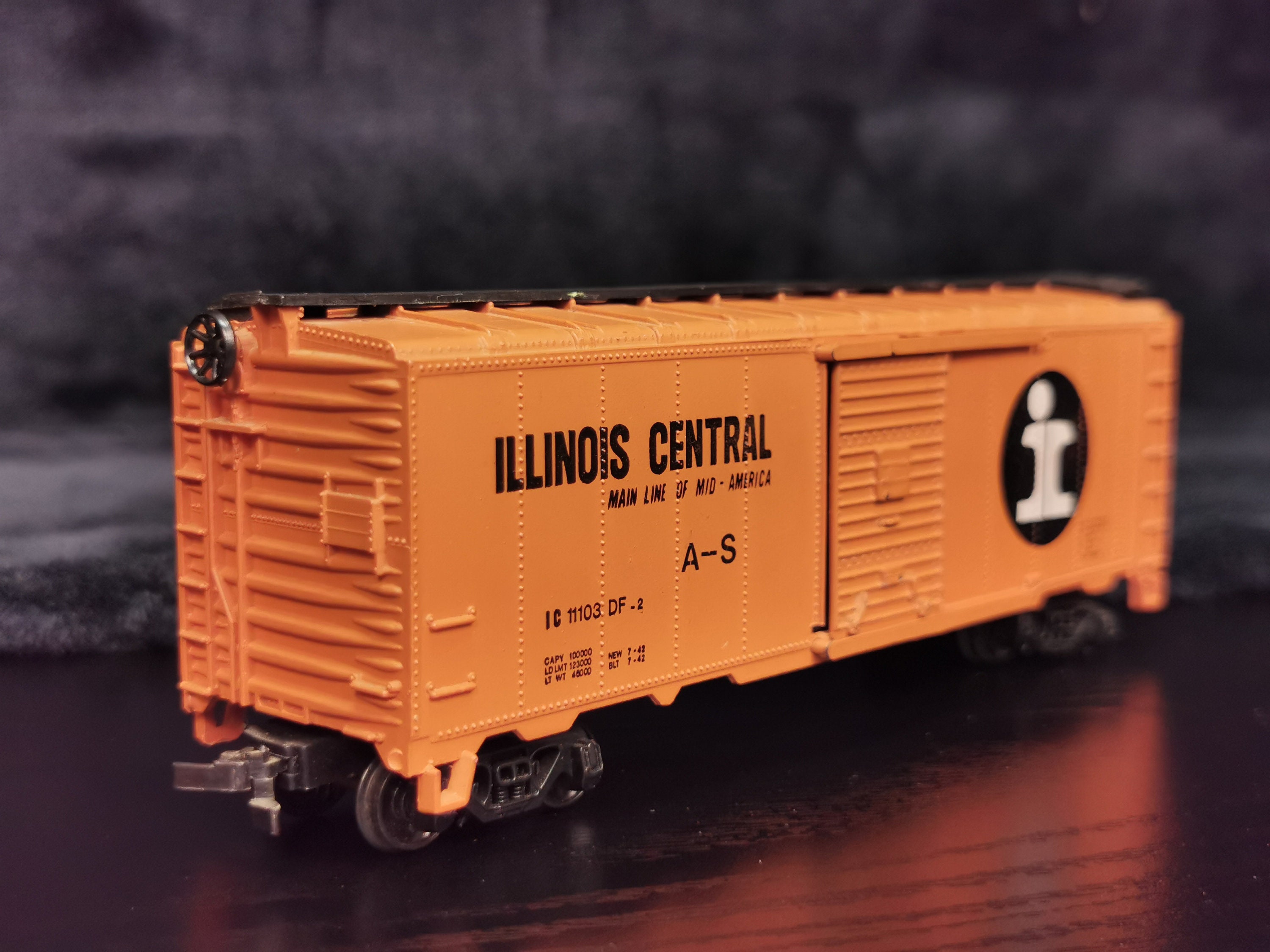 Vintage Bachmann HO Scale Illinois Central Box Car IC 11103 - Etsy