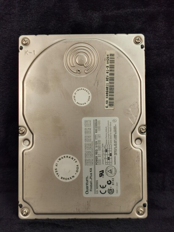Vintage Quantum Fireball Plus KA 3.5 Series Hard Drive - Etsy