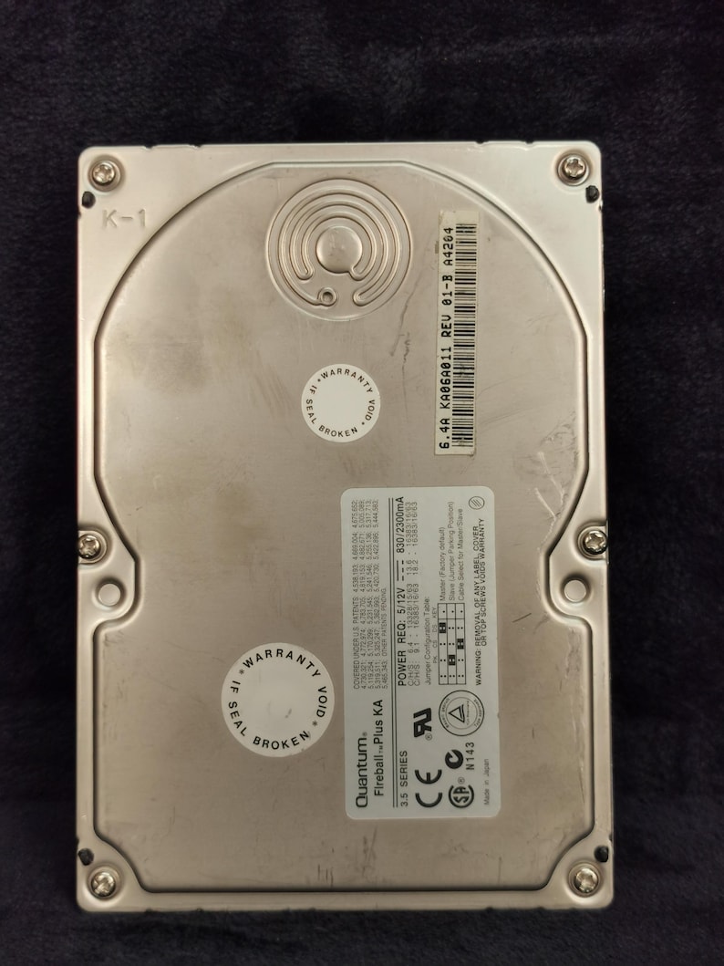 Vintage Quantum Fireball Plus KA 3.5 Series Hard Drive image 1