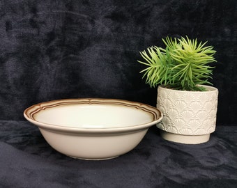 Vintage Noritake Stoneware Mountain View Made in Japan Large Round Serving Bowl