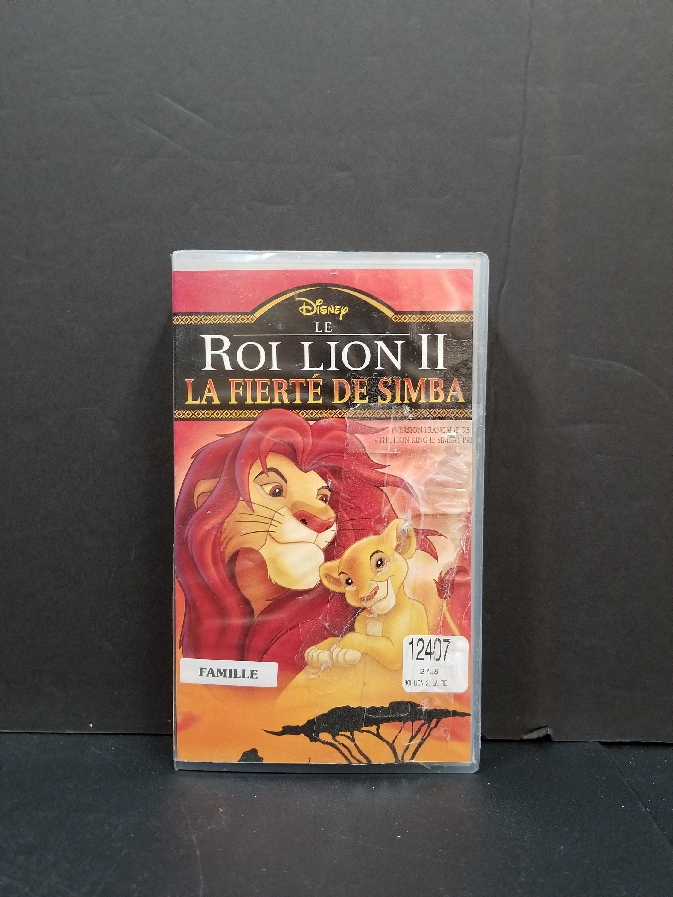 Le Roi Lion II french Version Walt Disney VHS 
