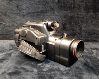Vintage Canon E800hie Hi8 Stereo Handycam 8x Atf Zoom Video Camera