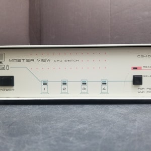 Vintage CS-104 Master View CPU Switch Untested