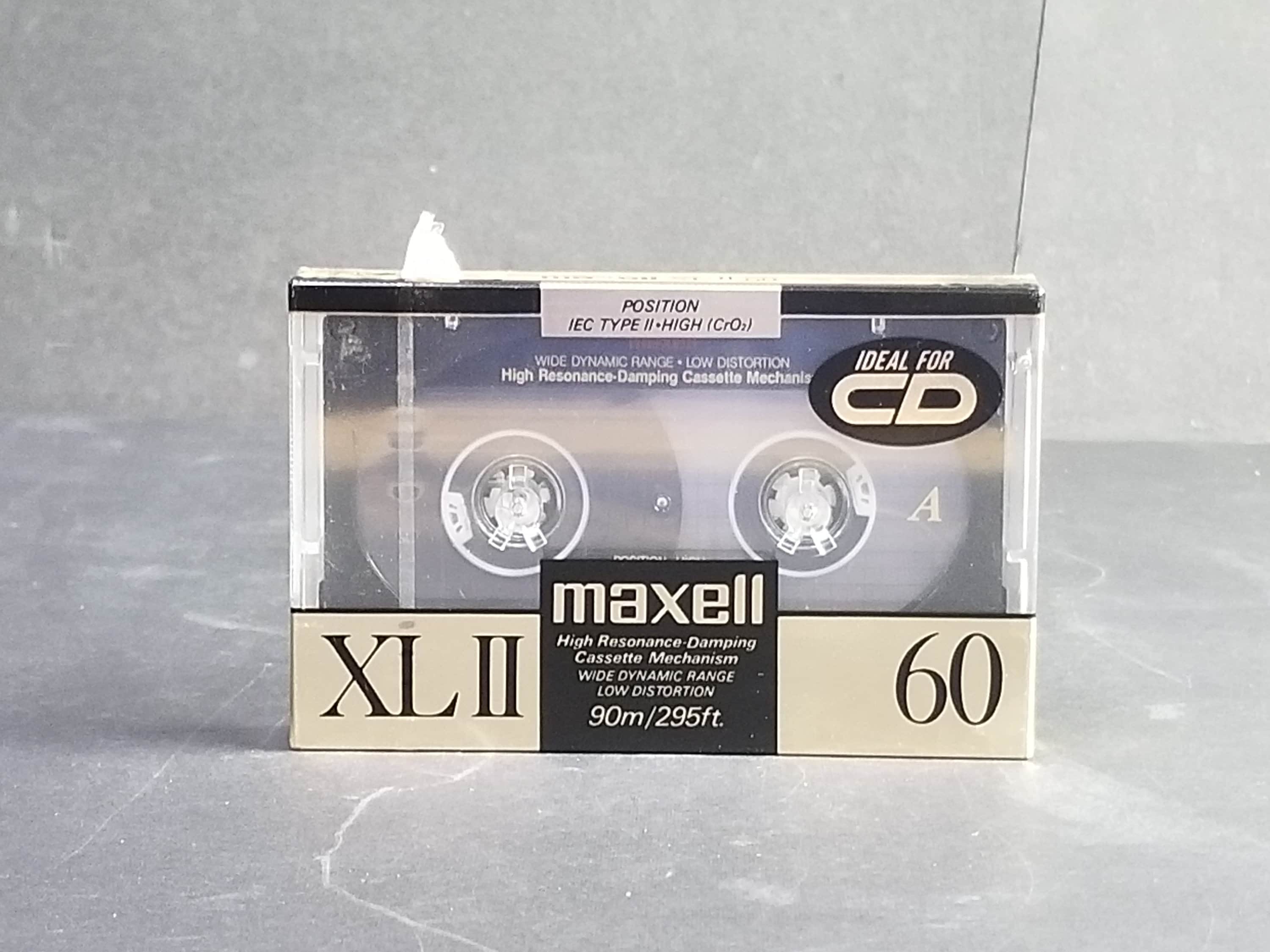 Vintage Maxell Audio Cassette XLII 60 High Bias Japan Components