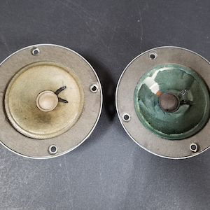 Pair Vintage Leigh Marshland Linear &#39;B&#39; Super-Hi Driver Tweeter 60 Watts 8 OHMS