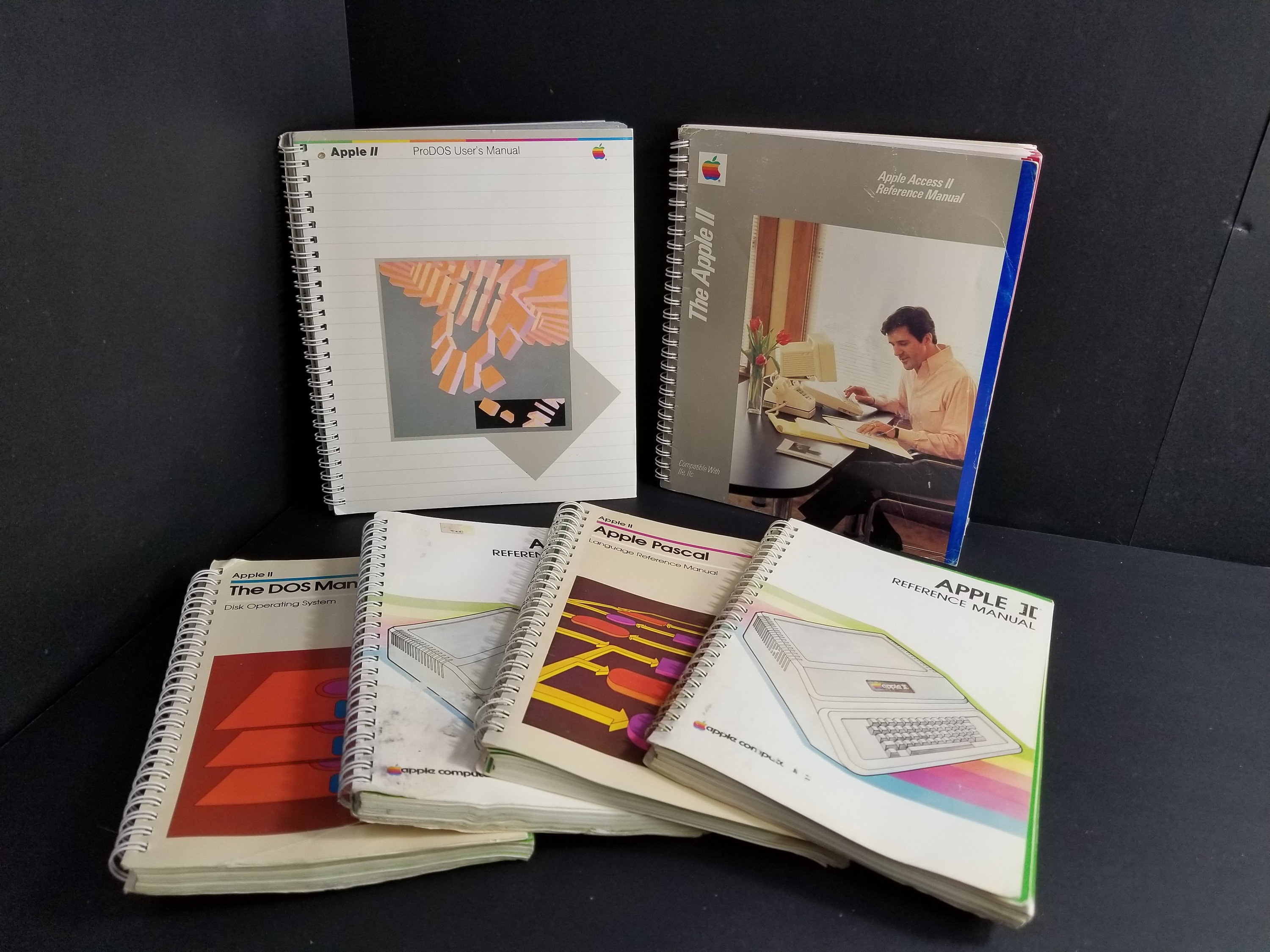 AppleII The DOS Manual 英語版＋日本語版 （中古,当時物） apple 2e computer vintage, Lots of Manuals (see other