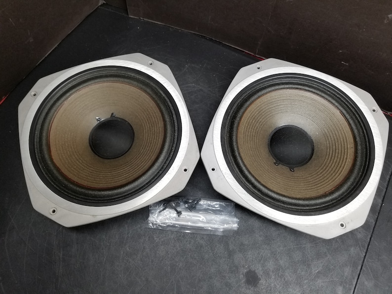 Vintage Sony Pair Carbocon SS-3150 Woofer 8in 1-502-580-11 Tested Working image 1