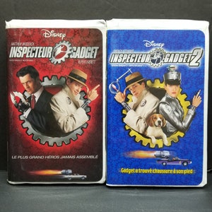 Inspecteur Gadget 1 & 2 (French Version) Walt Disney VHS