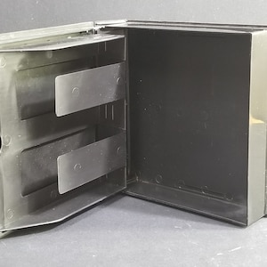 MINIKAS-ETTE/10 5,25 pouces étui en plastique noir pour disquettes
