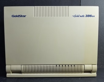 Vintage GoldStar Gold Note 386sx Model GS620 Laptop Not Tested