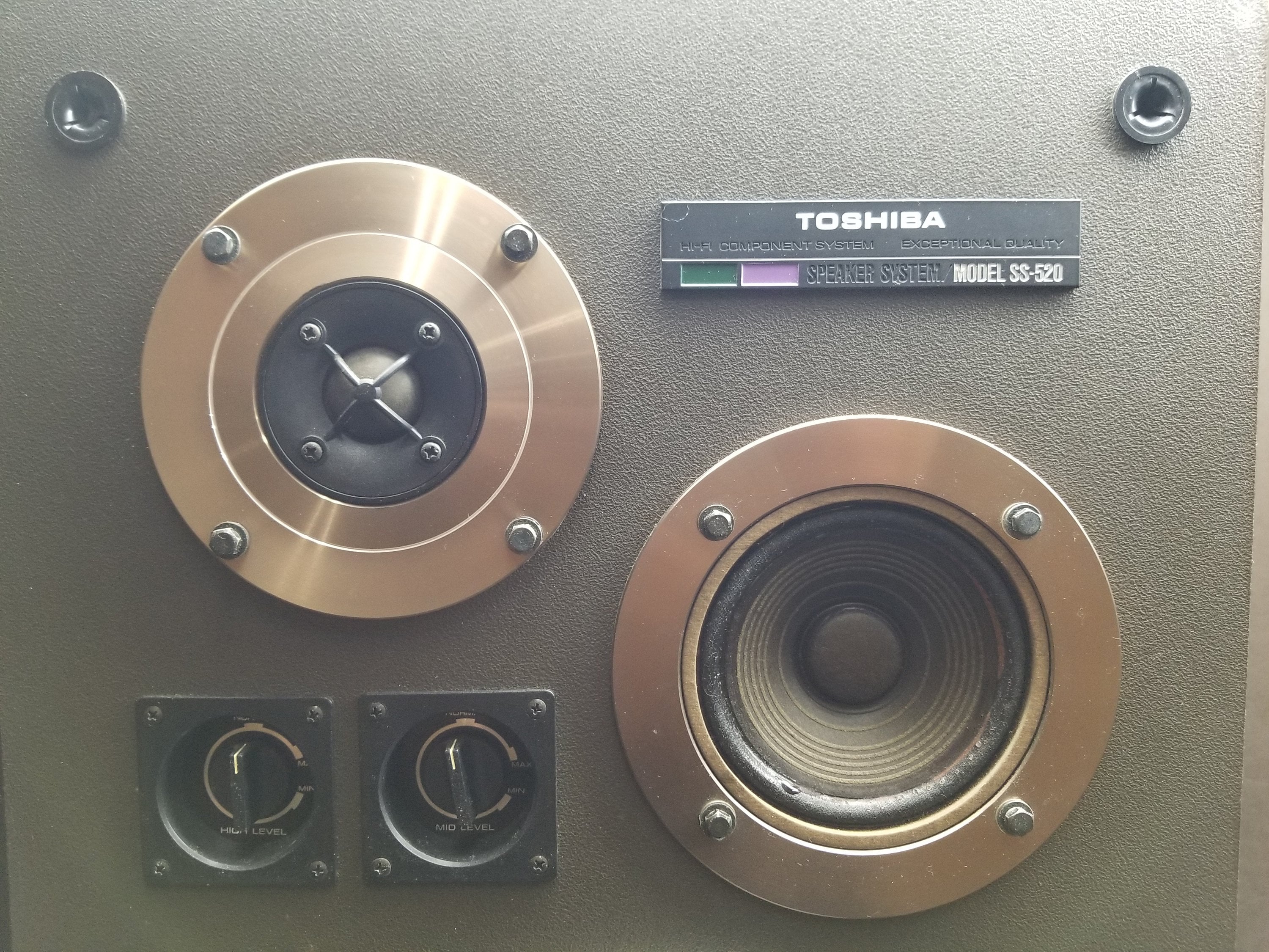 【O-1658】TOSHIBA Aurex スピーカー SS-520 ジャンク O-1658】TOSHIBA Aurex スピーカー SS-520 ジャンク