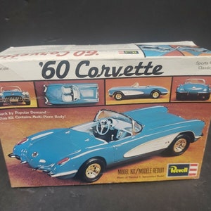 Vintage 1984 H-1203 1/25 Revell &#39;60 Chevrolet Corvette Coupe New Open Box