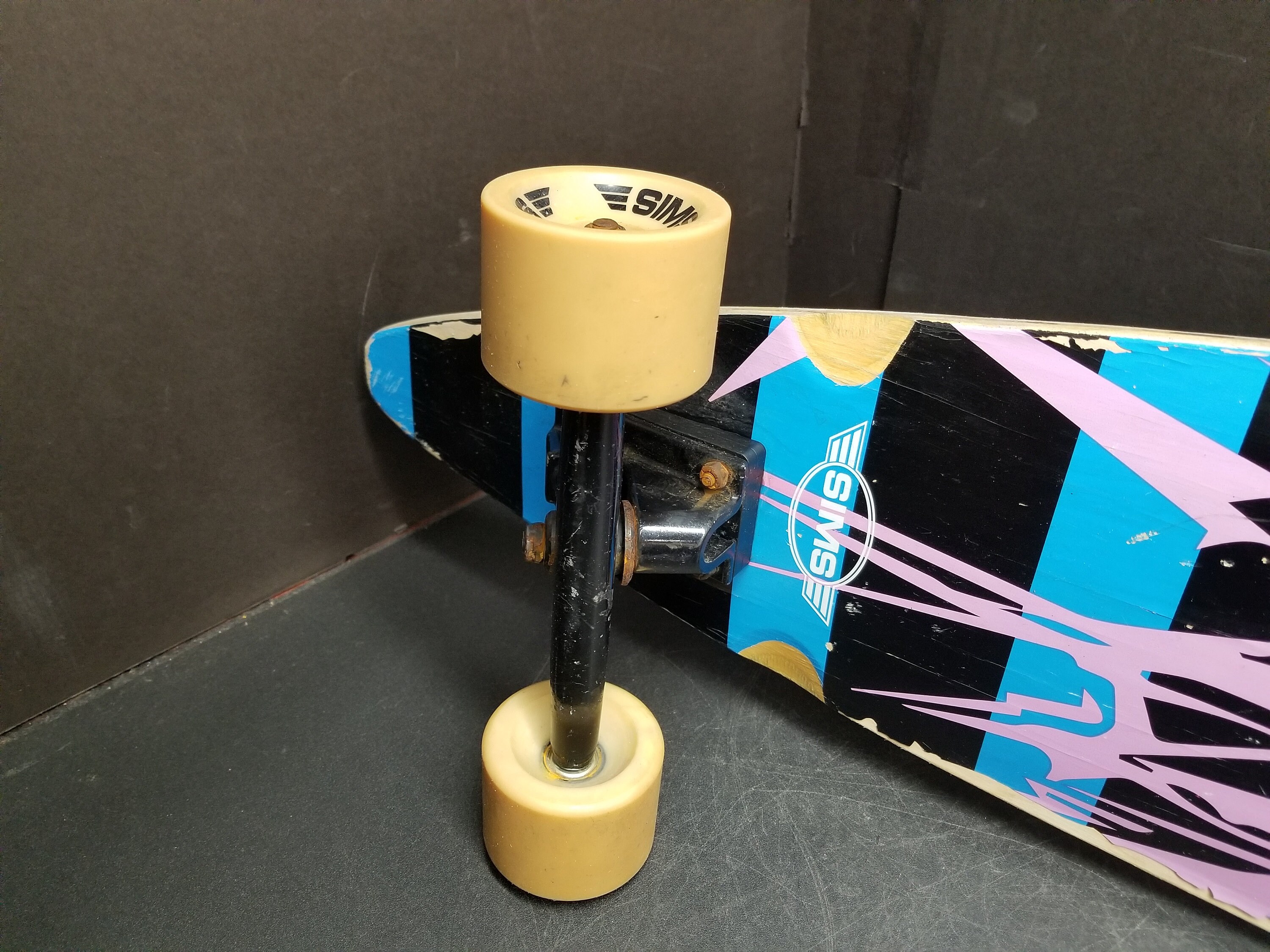 Vintage 1990's SIMS Skateboards Longboard Old School 38