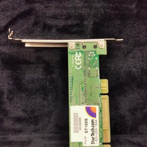 Adaptador de tarjeta de red PCi Ethernet Vintage Startech 10/100 Mbps parte ST100S