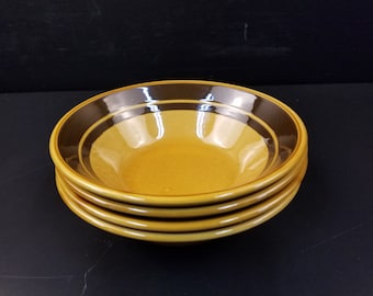 Conjunto de tigela de sopa vintage Royal Alma Ironstone Stafforshire com 4