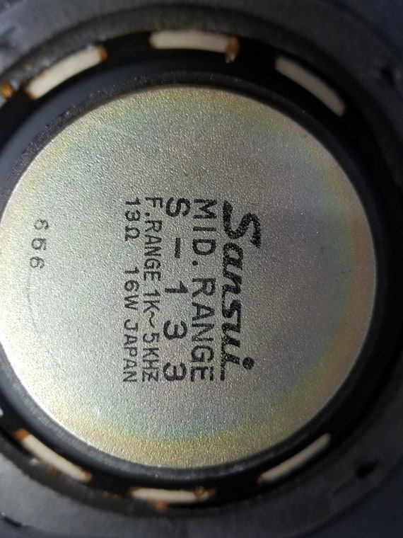 Vintage Sansui SP 5500X Pair of Midrange Speaker for Repair Etsy UK