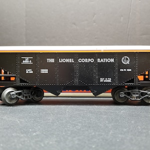 Lionel O Scale Lionel Corporation Two-Bay Hopper 6-16433 Black New Open Box