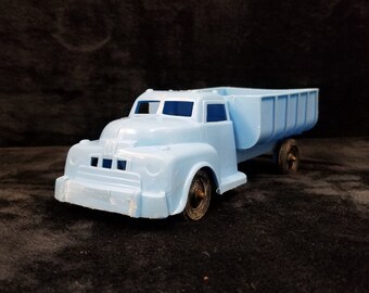 Vintage Reliable Toy Sky Blue Pickup Truck