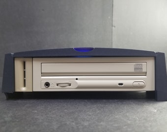 Vintage LaCie 4x4x24x External USB CD Drive 103660 Untested