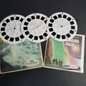 Vintage View-Master A655 Stereoscope Niagara Falls Picture Tour Booklet - Journey into Natural Beauty