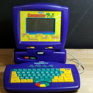 Vtech Computer Pal with 4 Cartridges, Keyboard & Mouse - 1990s - In Box - Français
