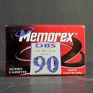 Vintage Memorex Lot Of 3 Cassette Tapes Dbs 90 Type I New Sealed
