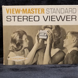 Vintage Sawyer&#39;s 3D Slide Viewer Made In US Original Box Nearly Mint