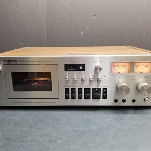 Vintage Technics Stereo Cassette Deck Model 671A - For Parts or Restoration