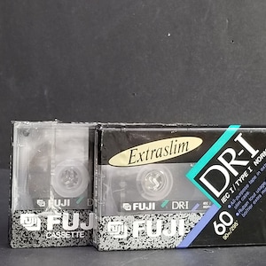 Vintage Fuji Lot Of 2 Cassettes Tapes Dr-I 60 Type I New Sealed