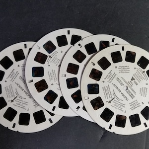 Vintage View-Master Hugga Bunch 1984 Lot of 4 Reels Good Condition