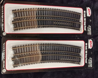 Atlas Code 83 Nickel Silver Gleis – 1/2-15" Radius Snap Track Für HO Maßstab Modelleisenbahn