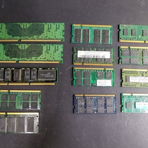 Lot of 13 Laptop and Desktop RAM Sticks DDR 1/2/3 Untested