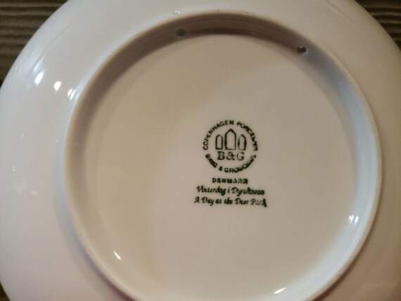 1994 Bing & Grondahl BG Christmas Plate A Day at the Deer Park in