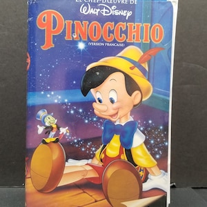 Pinocchio (French Version) Walt Disney VHS