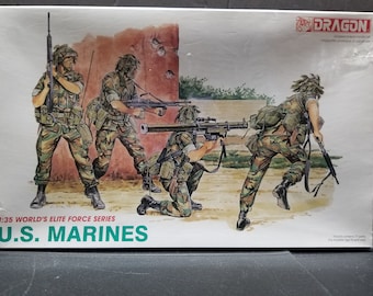 Dragon U.S. Marines 1/35 Scale Kits Soldiers #3007 New Sealed